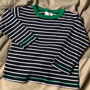 HANNA ANDERSSON | Stripped Cotton Long Sleeve 90cm